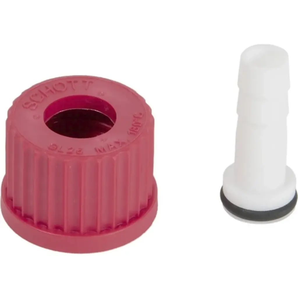 Screw Cap GL 25 with Olive Connector