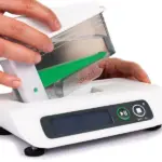 BPC Go with hand lifting up flow cell unit