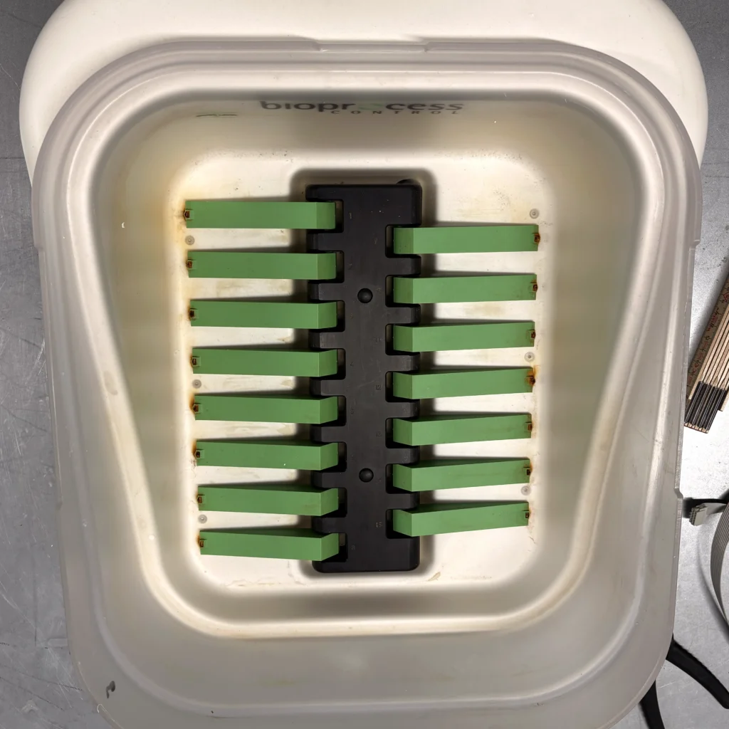 AMPTS® II laboratory instrument during service and testing at BPC Instruments.